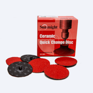 Ceramic quick change disc